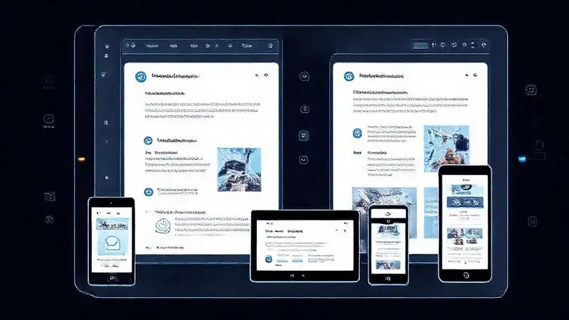 Interfaz digital profesional, clara y moderna