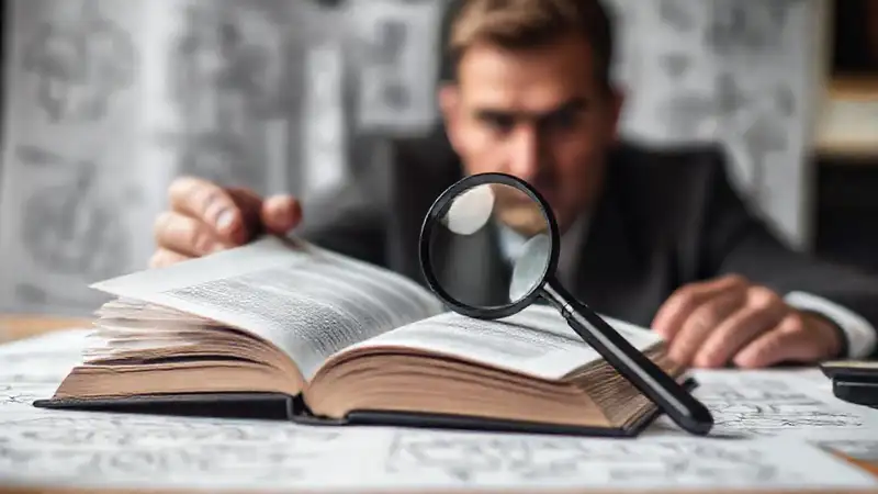 Un contrato se revisa cuidadosamente y profesionalmente