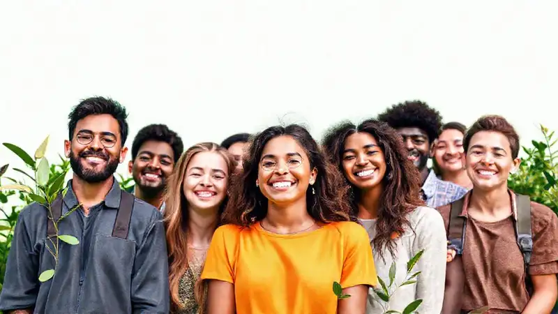 Un influencer sostenible promueve un estilo eco-friendly