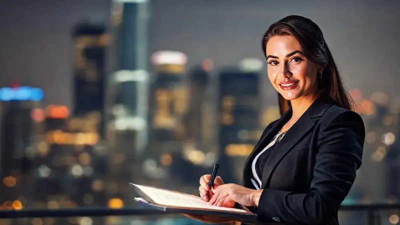 Un influencer firma documentos digitales con confianza