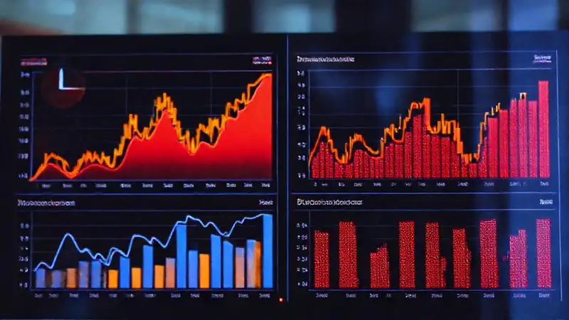 Datos financieros claros y profesionales brillan