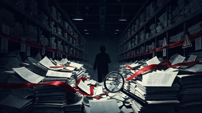 Un almacén sombrío revela intrigas legales