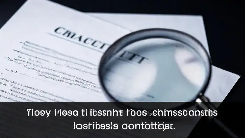 Un documento legal exige atención seria