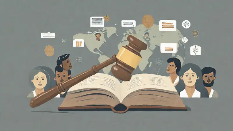 La justicia global se representa visualmente