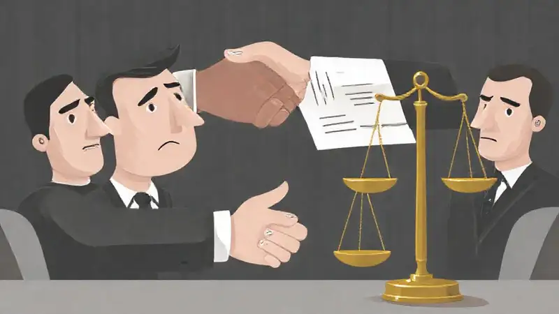 Un contrato legal se firma en justicia