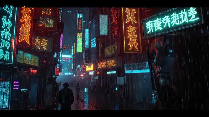 Ciudad cibernética oscura