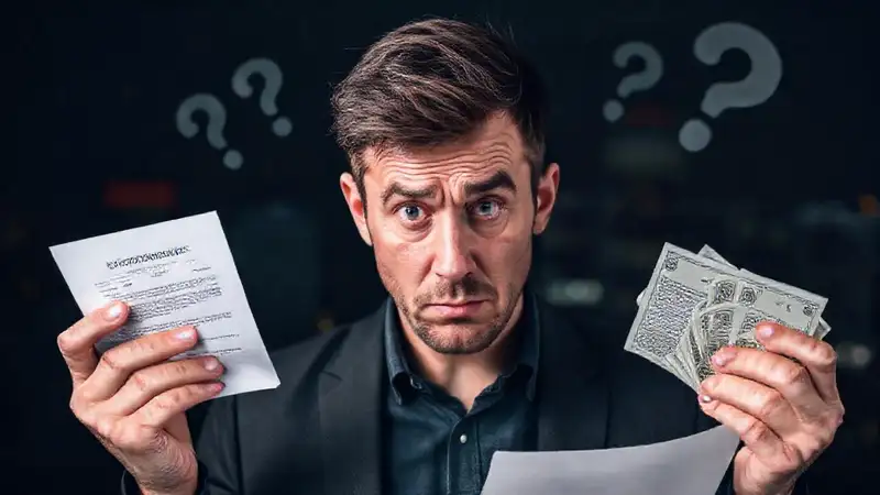 El hombre está ansioso por la cancelación