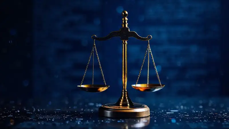 Propiedad intelectual en fondo azul oscuro