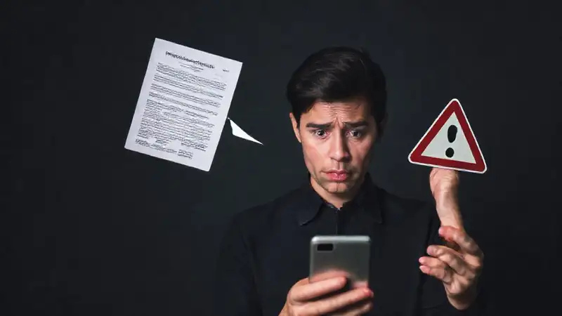 TikTok confuso: documentos legales y frustración