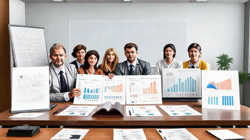 Equipo profesional revisa documentos legales serios