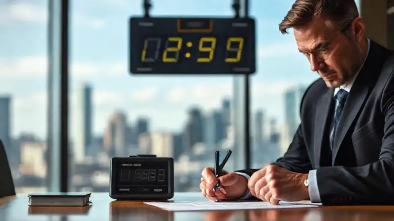 Firma de contrato profesional e importante