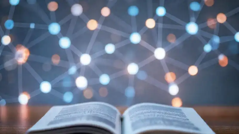 Red digital transparente y serena