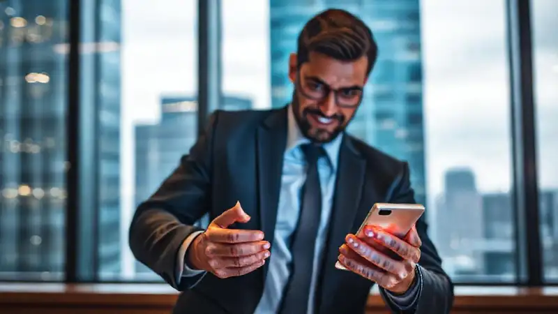 Un influencer triunfa en la oficina moderna