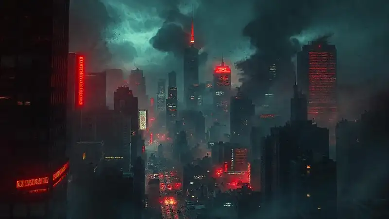 Una ciudad en ruinas