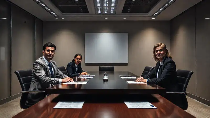 Directivos discuten acuerdos en la sala