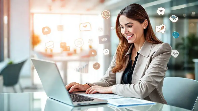 Una ejecutiva exitosa planifica estratégicamente