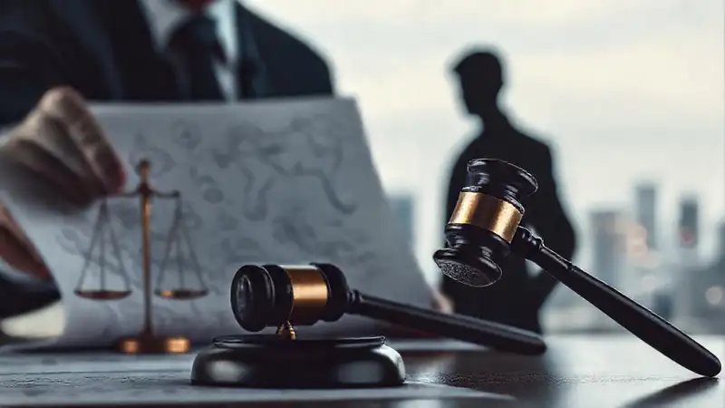 Un contrato legal profesional se presenta