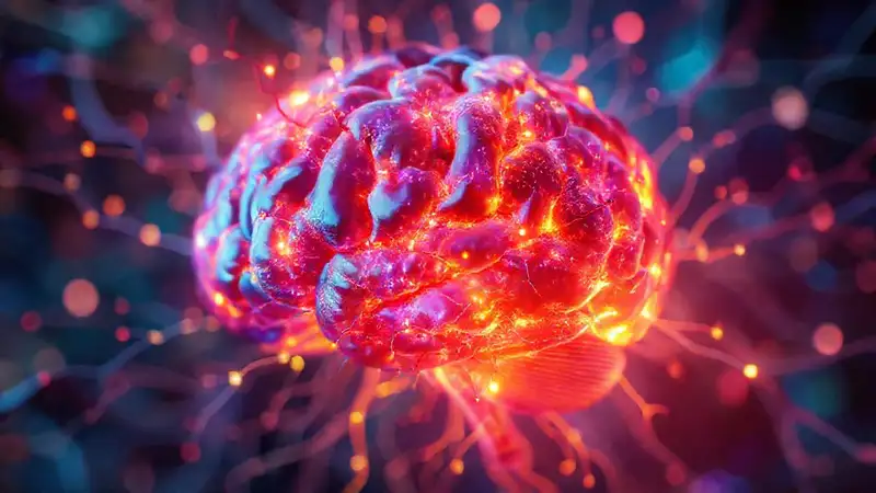El cerebro crea ideas brillantes y coloridas