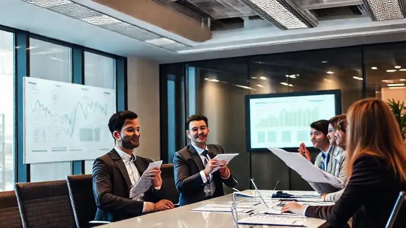 La empresa prospera con éxito y confianza