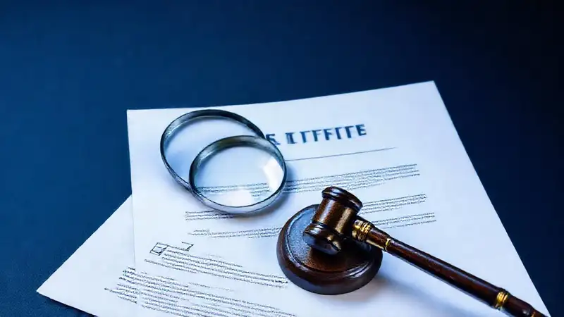 Documento legal serio y profesional