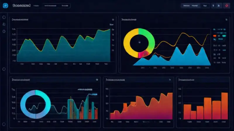 Un panel de datos visualiza información profesionalmente