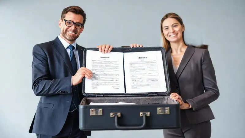 Contrato profesional inspira confianza y seguridad