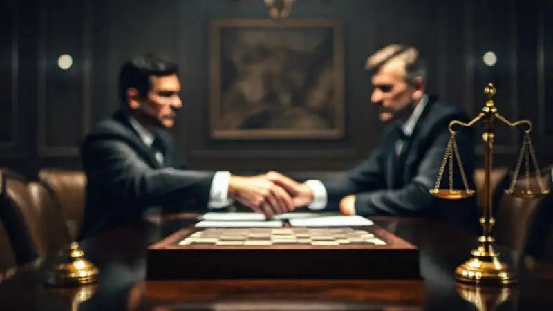 Negociación tensa y conflicto legal
