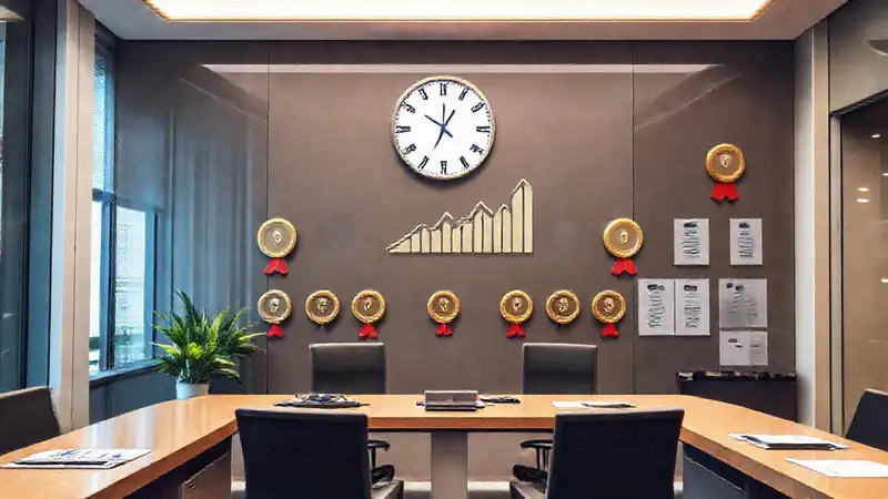 Éxito corporativo digital y reconocido