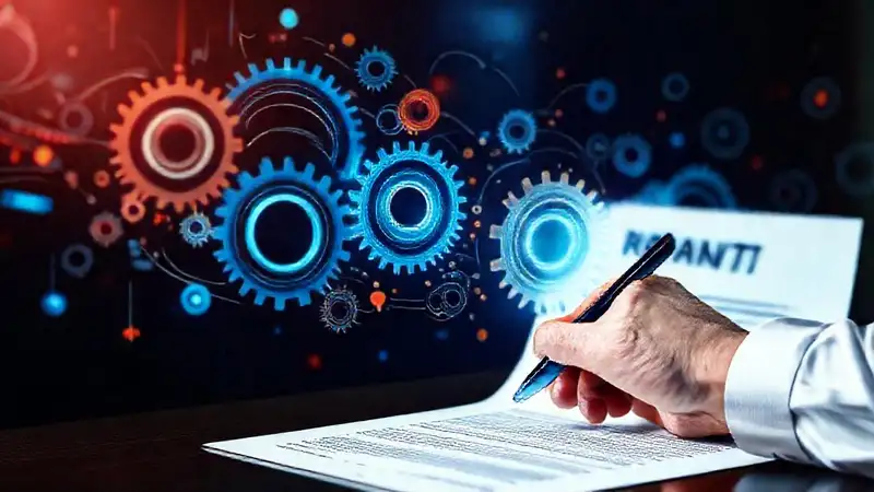 Un contrato evoluciona en un entorno profesional