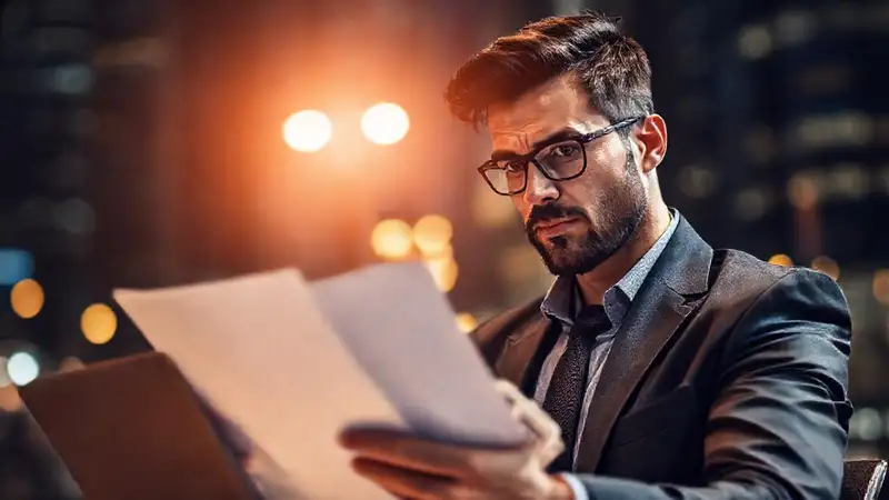 El influencer firma contrato en oficina