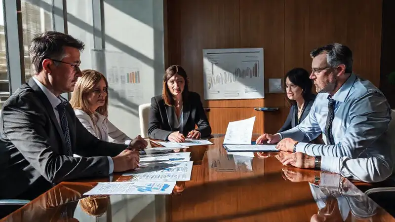 Reunión seria con decisiones clave