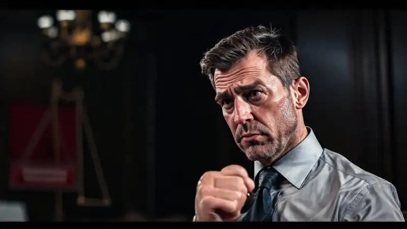 Un abogado sentencia, un hombre confundido