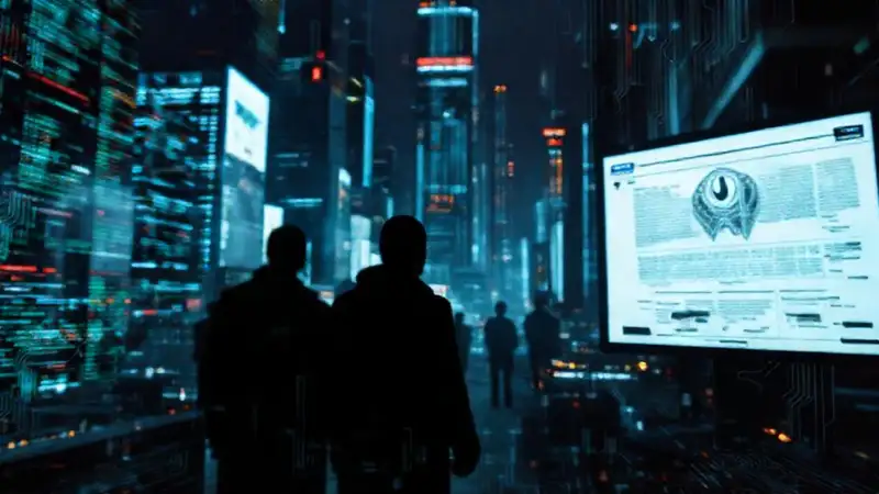 Una ciudad digital oscura y conflictiva