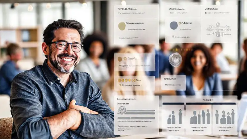 Clientes satisfechos y diseño accesible