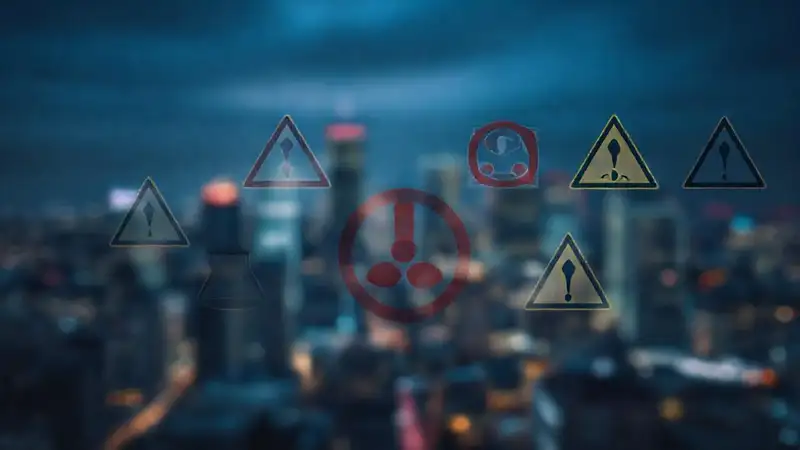 Contrato legal: riesgo, advertencia, seriedad