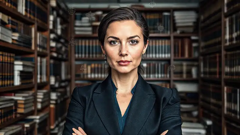 Abogada corporativa, documentos legales serios