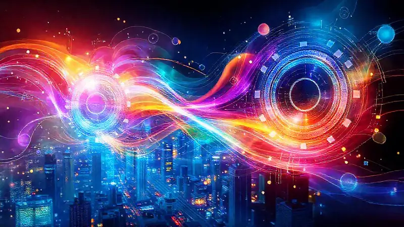 Arte digital futurista y dinámico