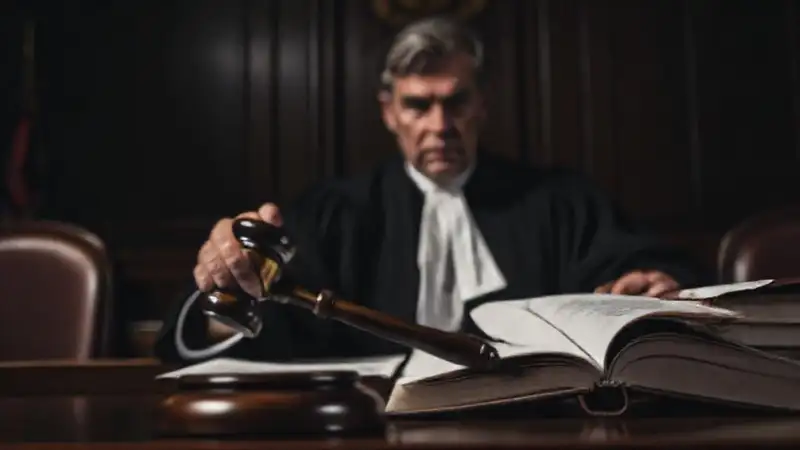 Un juez serio juzga un contrato