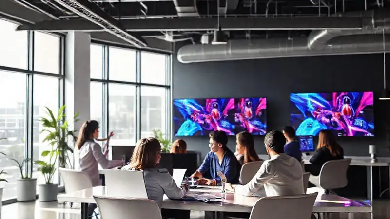 Marca vibrante, equipo diverso y digital