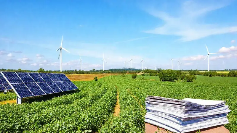 Una granja sostenible brilla con optimismo