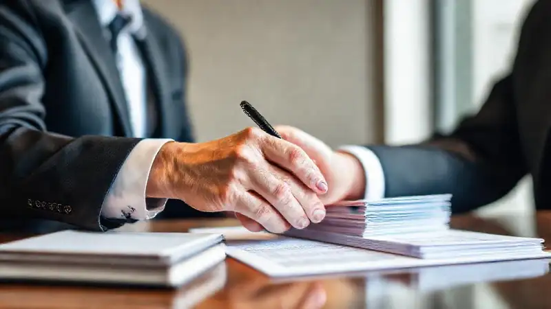 Un contrato profesional se firma formalmente