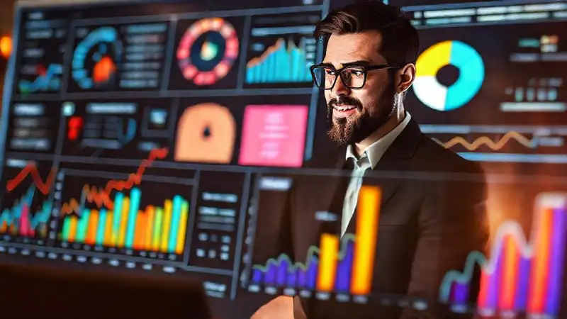 Un influencer analiza datos con optimismo