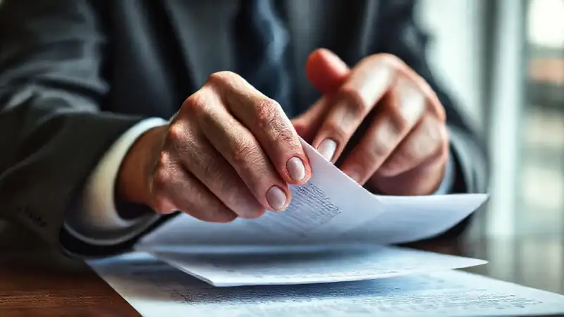 Manos firmes firman contrato profesionalmente