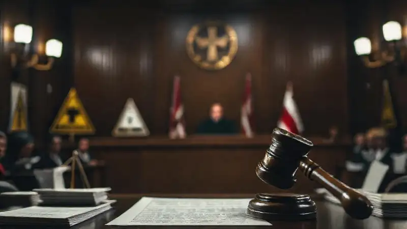 Un juicio legal es complejo y tenso