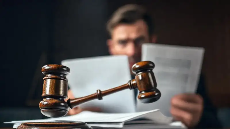 Un juicio legal confuso e intenso